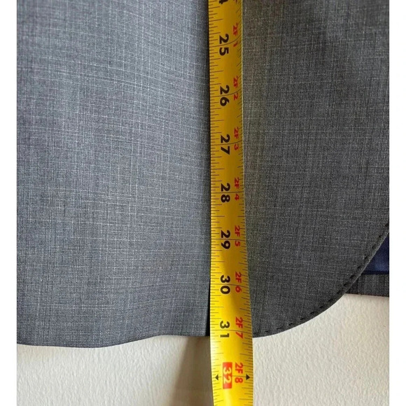 Cremieux Collection Mens Two Button Suit Jackets Blazer Sport Coat Grey Sz 44R - Picture 8 of 13